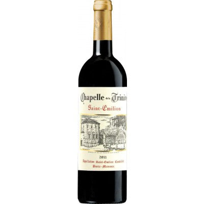 St Emilion Chapelle Trinite Rouge 75CL Vin De Bordeaux Saint Emilion AOP